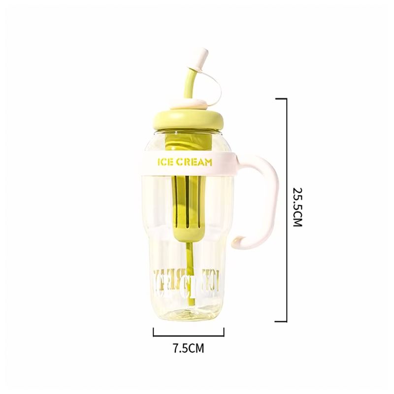 GENERICO - Botella De Agua Deportiva De 1300ml Con Infusor Verde