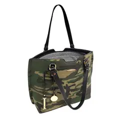 VANE COLLECTION - Cartera mujer tote eco cuero y estampada camo