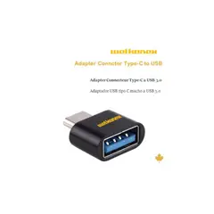 GENERICO - ADAPTADOR OTG TIPO C A USB HEMBRA WELKONEX