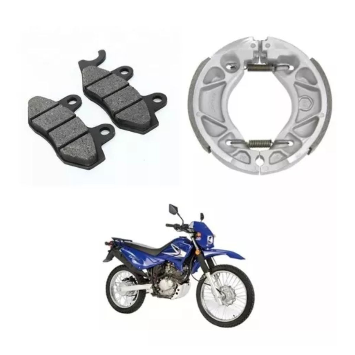 GENERICO - Kit De Frenos Moto Euromot Gxt 200 Pastilla + Balata