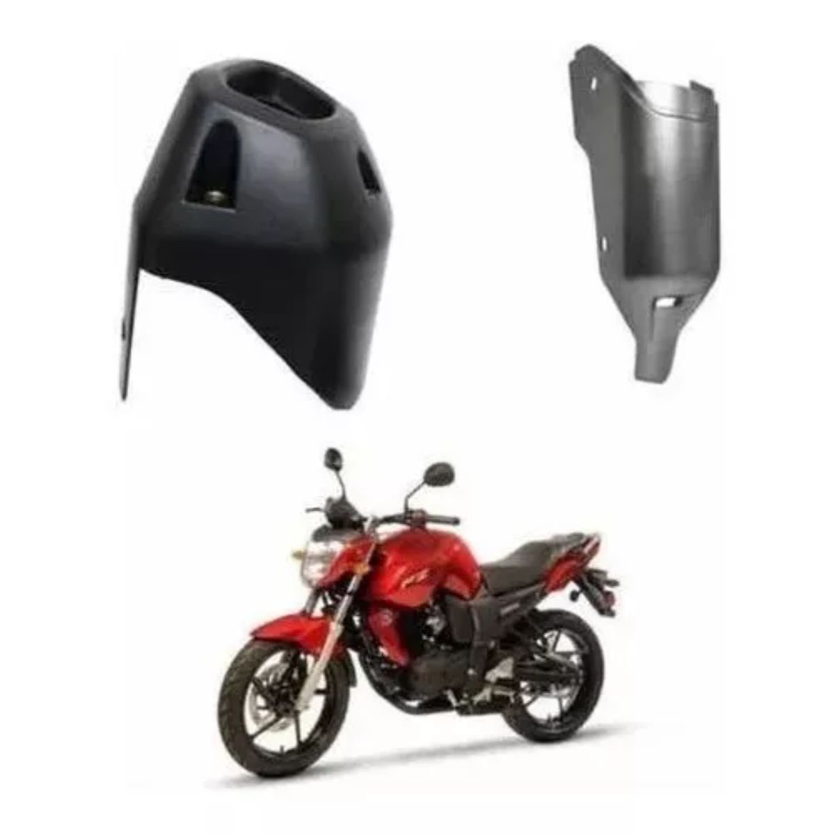 GENERICO - Kit Cubre Escape Yamaha Fz-16 Delantero Y Trasero