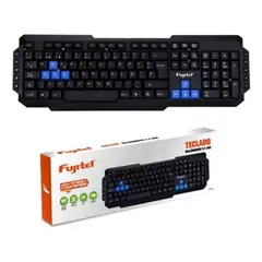 FUJITEL - Teclado Inalambrico Usb Rf Teclas Acceso