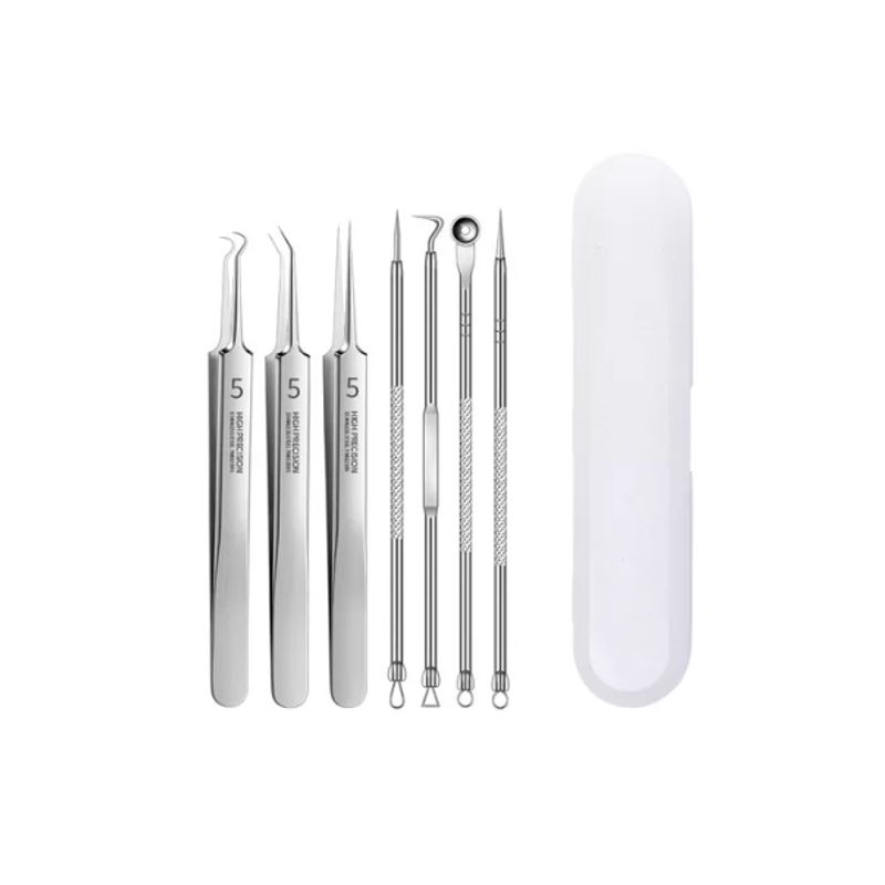 GENERICO - Set Herramientas Acné Extractor De Espinilla Puntos Negros