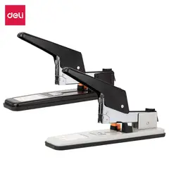 DELI - Corchetera industrial de metal 125x68x280mm 50 hojas