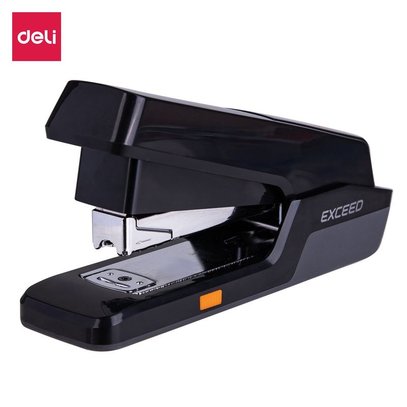 DELI - Corchetera metálica sin enfuerzo 25 hojas 150x54x44mm negro