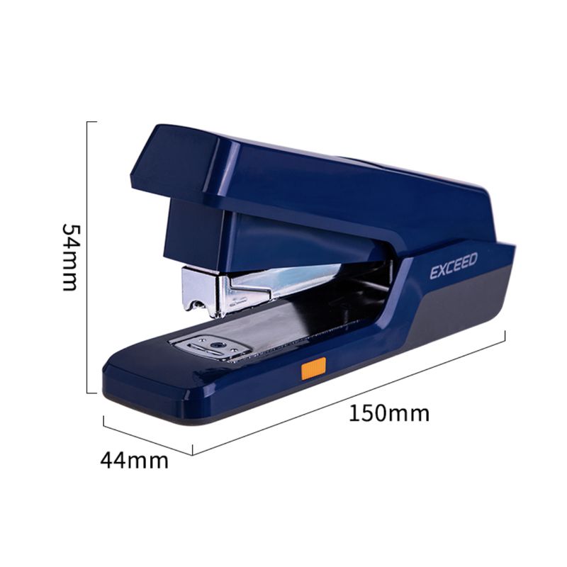 DELI - Corchetera metálica sin enfuerzo 25 hojas 150x54x44mm azul