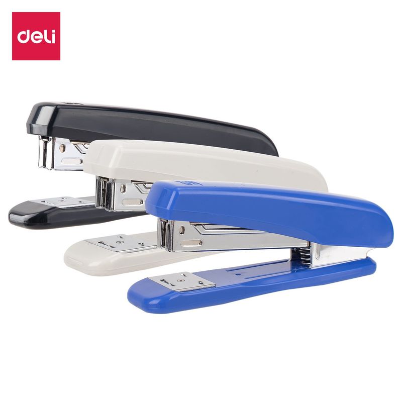 DELI - pack 3 Corchetera de Metal 120x32x50 mm Capacidad 25 Hojas