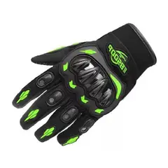 GENERICO - Guantes Para Moto Color Verde Talla XL