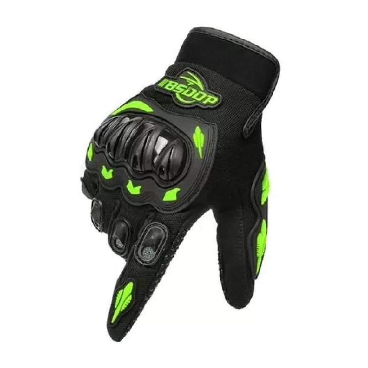 GENERICO - Guantes Para Moto  Color Verde Talla XL