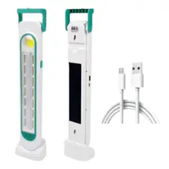 GENERICO - Lámpara Led Solar Emergencia Recargable Usb Portátil 200w