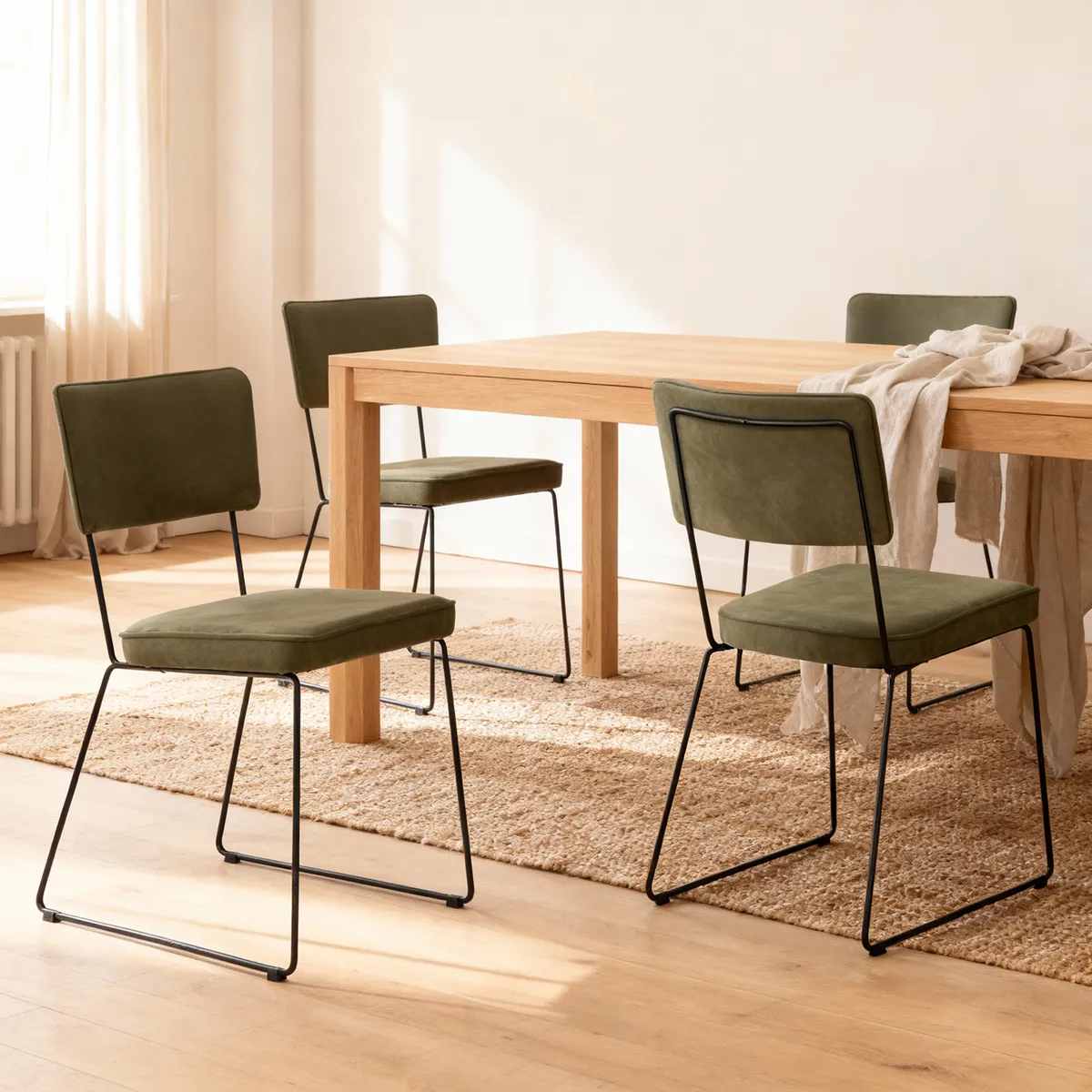 FORM DESIGN - Silla Comedor Roma Verde Musgo Form