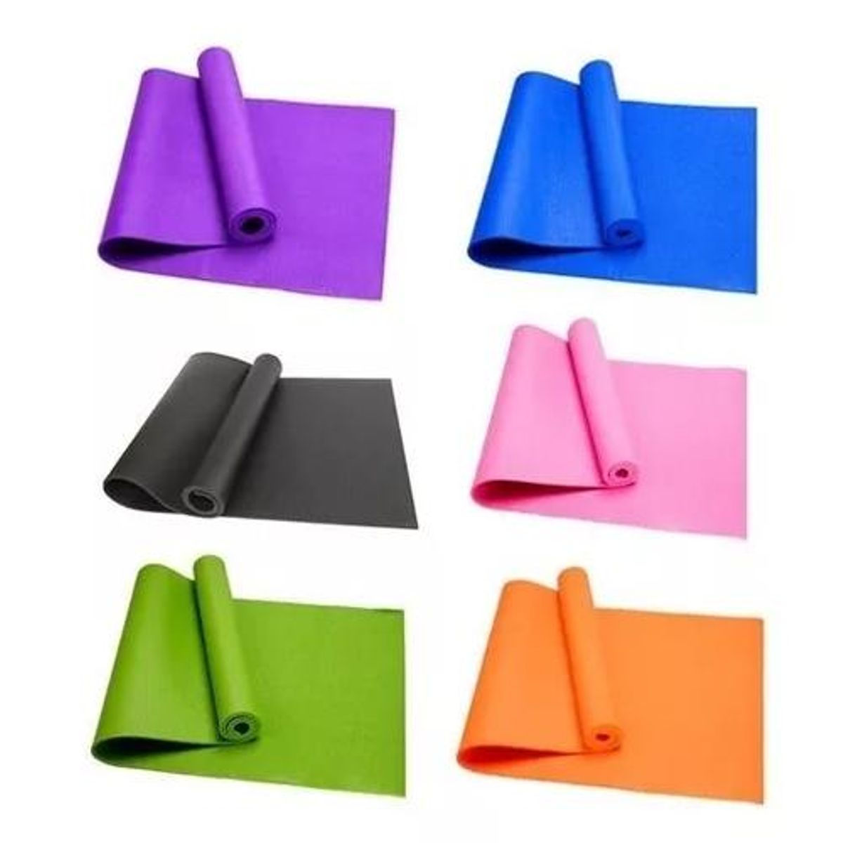 GENERICO - Colchoneta Mat Yoga Manta Con Bolso  Naranja