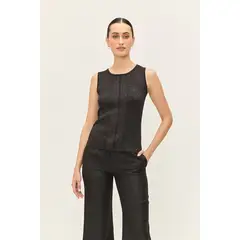 ASH - Polera Tejida Negro