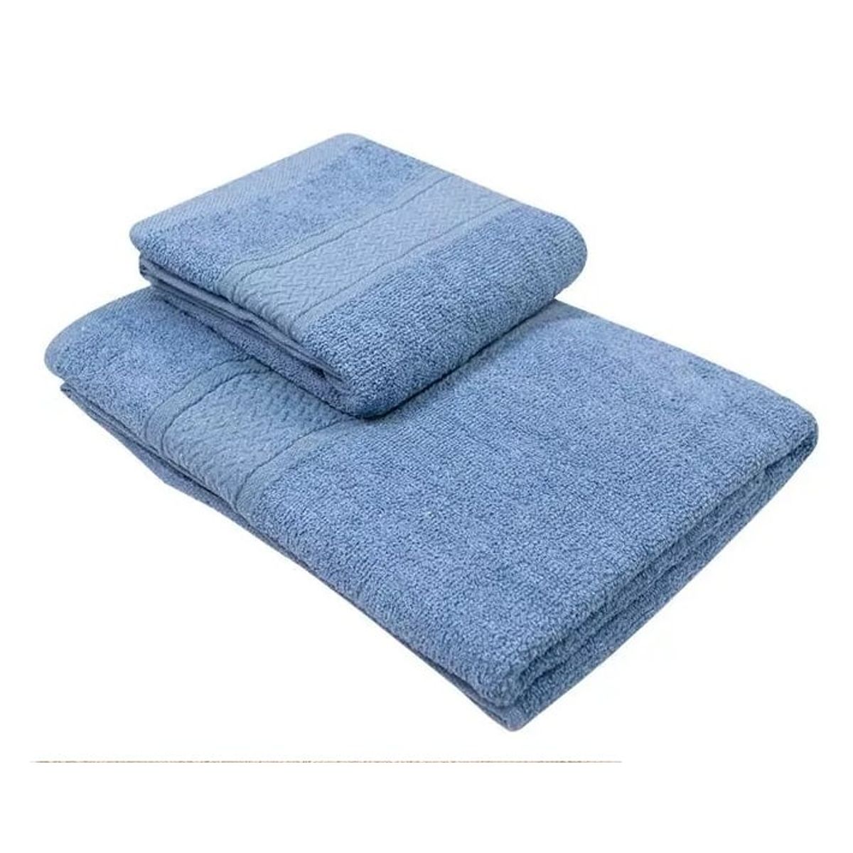 PALERMO - Set 2 Toallas Color Celeste - S0744C