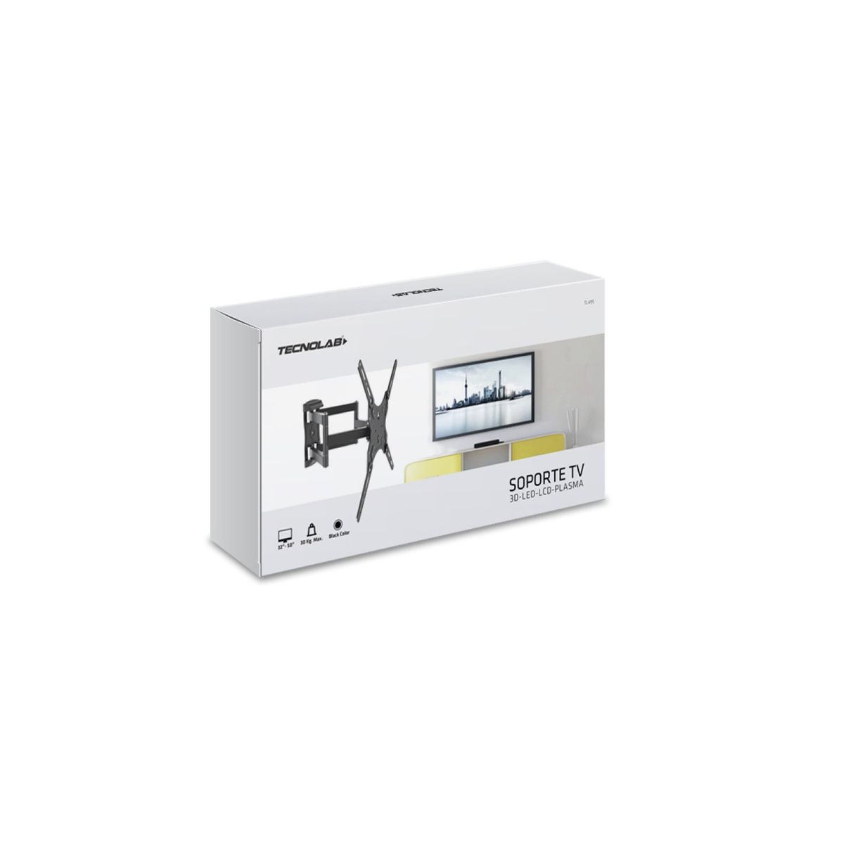 TECNOLAB - Soporte Tv De 32 A 50 Pulgadas Acero Brazo - SC