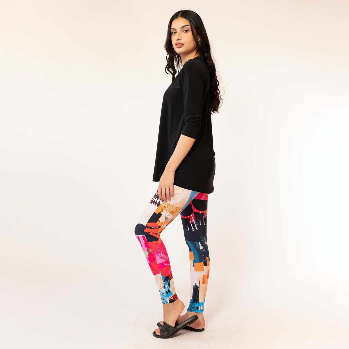 NATALIA SEGUEL - Calza Manchas Fucsia Natalia Seguel