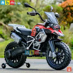 ABMTOYS - Moto a Batería Estilo GS1250 XL12V Acelerador Puño Roja