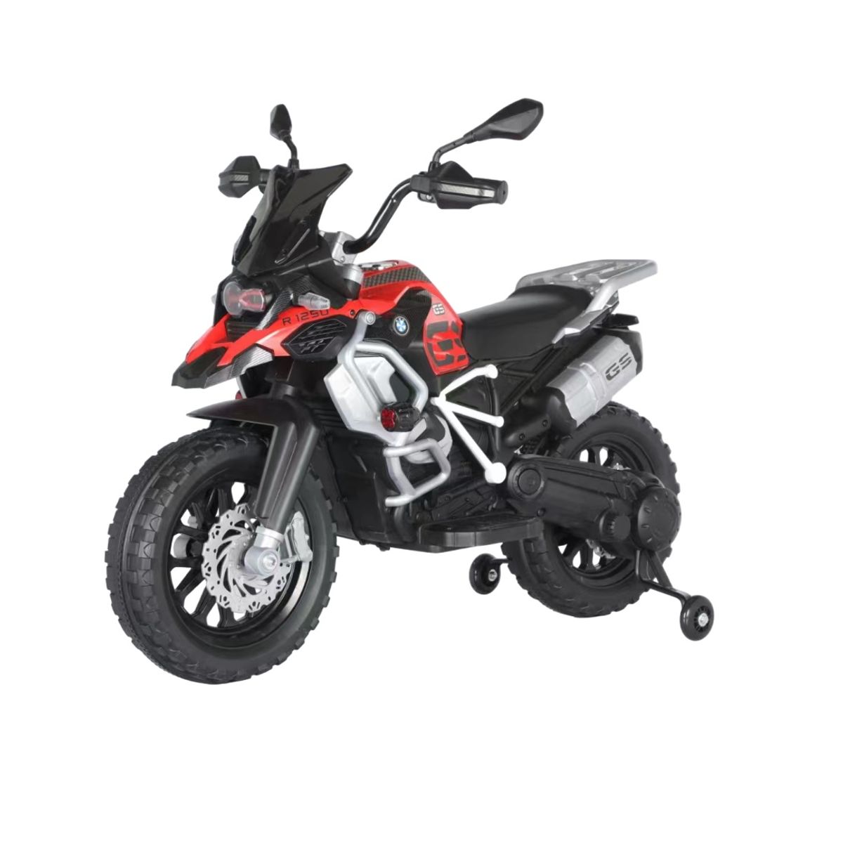 ABMTOYS - Moto a Batería Estilo GS1250 XL12V Acelerador Puño Roja