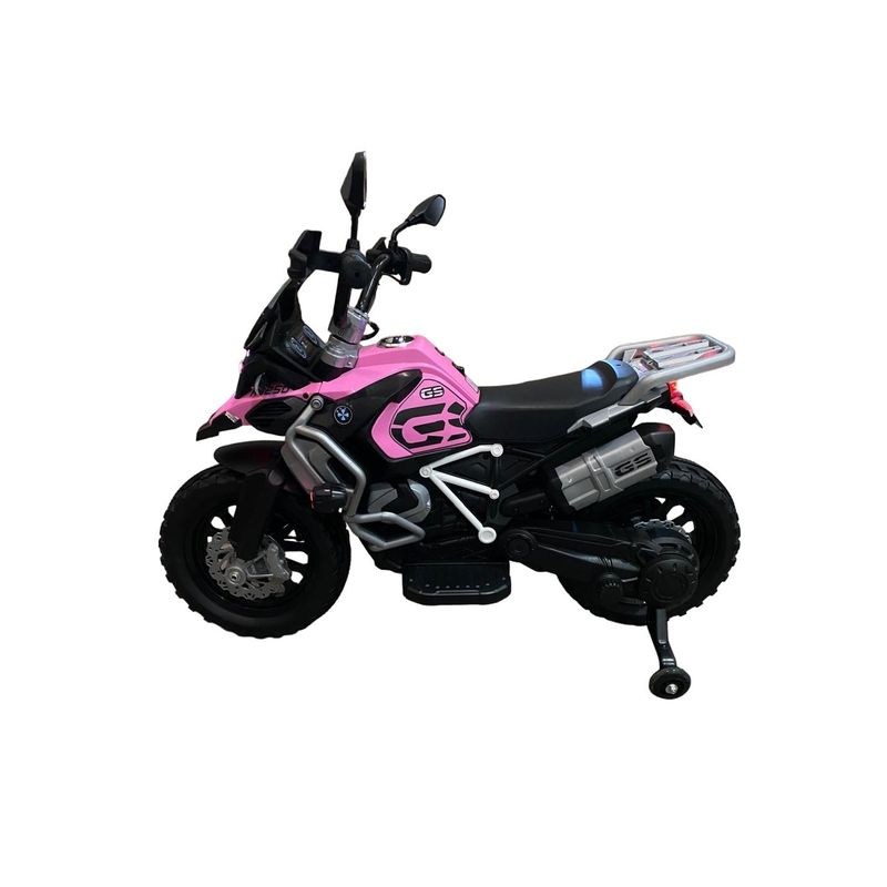 ABMTOYS - Moto a Batería Estilo GS1250 XL12V Acelerador Puño Rosada