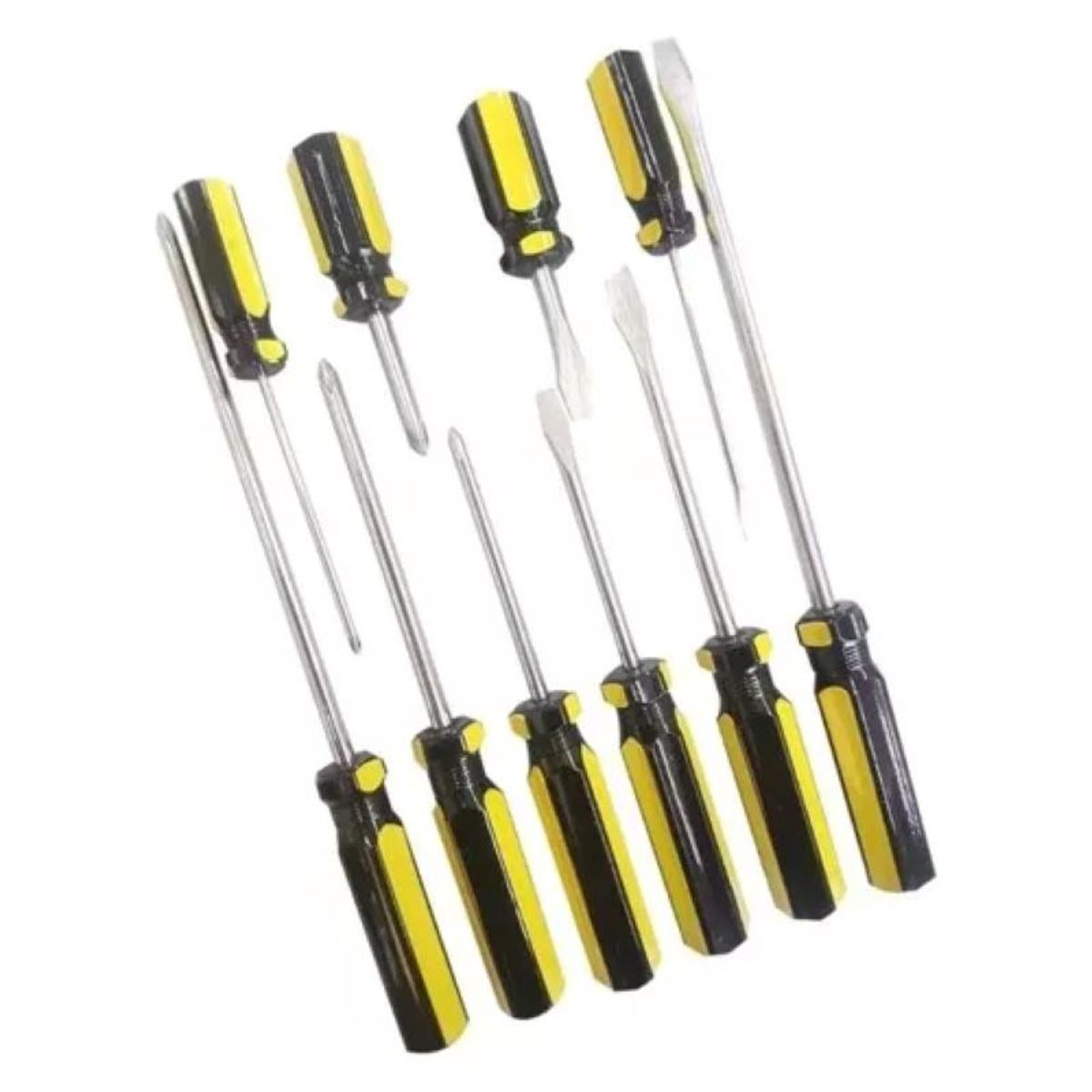 METALFER - Juego Destornilladores - 10 Piezas Toro Negro