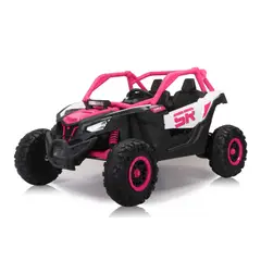 ABMTOYS - UTV a Batería XXL Estilo Canam 2 Asientos Ruedas de goma Rs