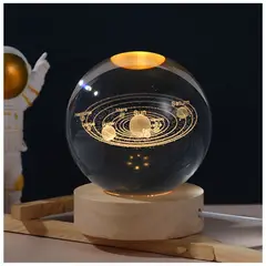 GENERICO - Lampara Nocturna 3D del Sistema Solar