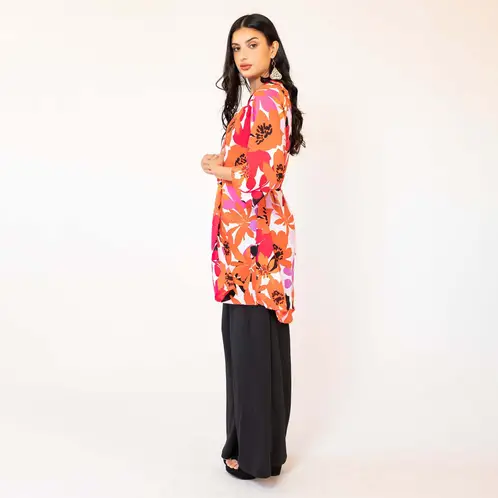 NATALIA SEGUEL - Kimono Naranjo Flores