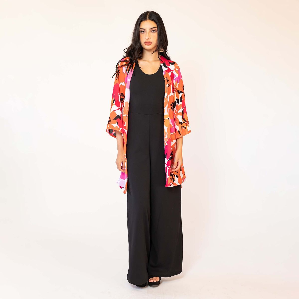 NATALIA SEGUEL - Kimono Naranjo Flores Natalia Seguel