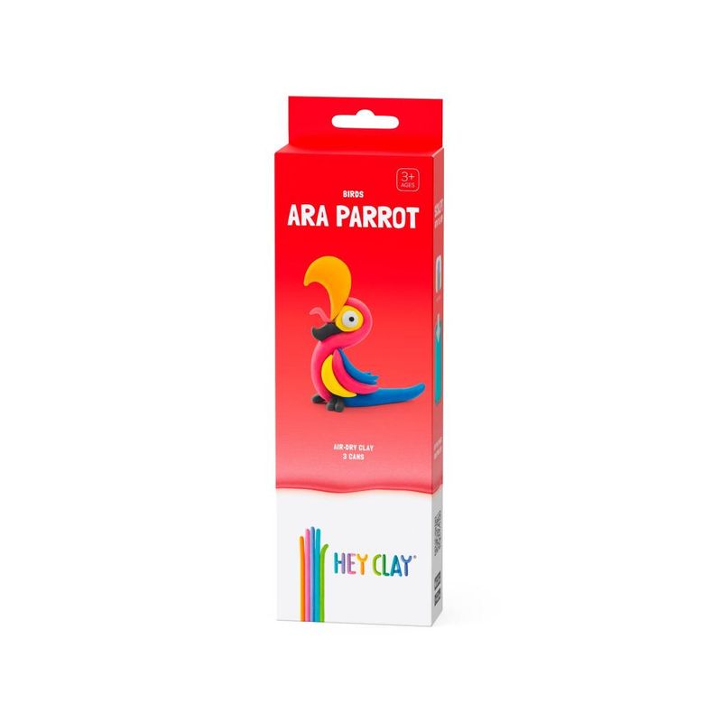 HEY CLAY - Aves Loro 3 Potes 30054