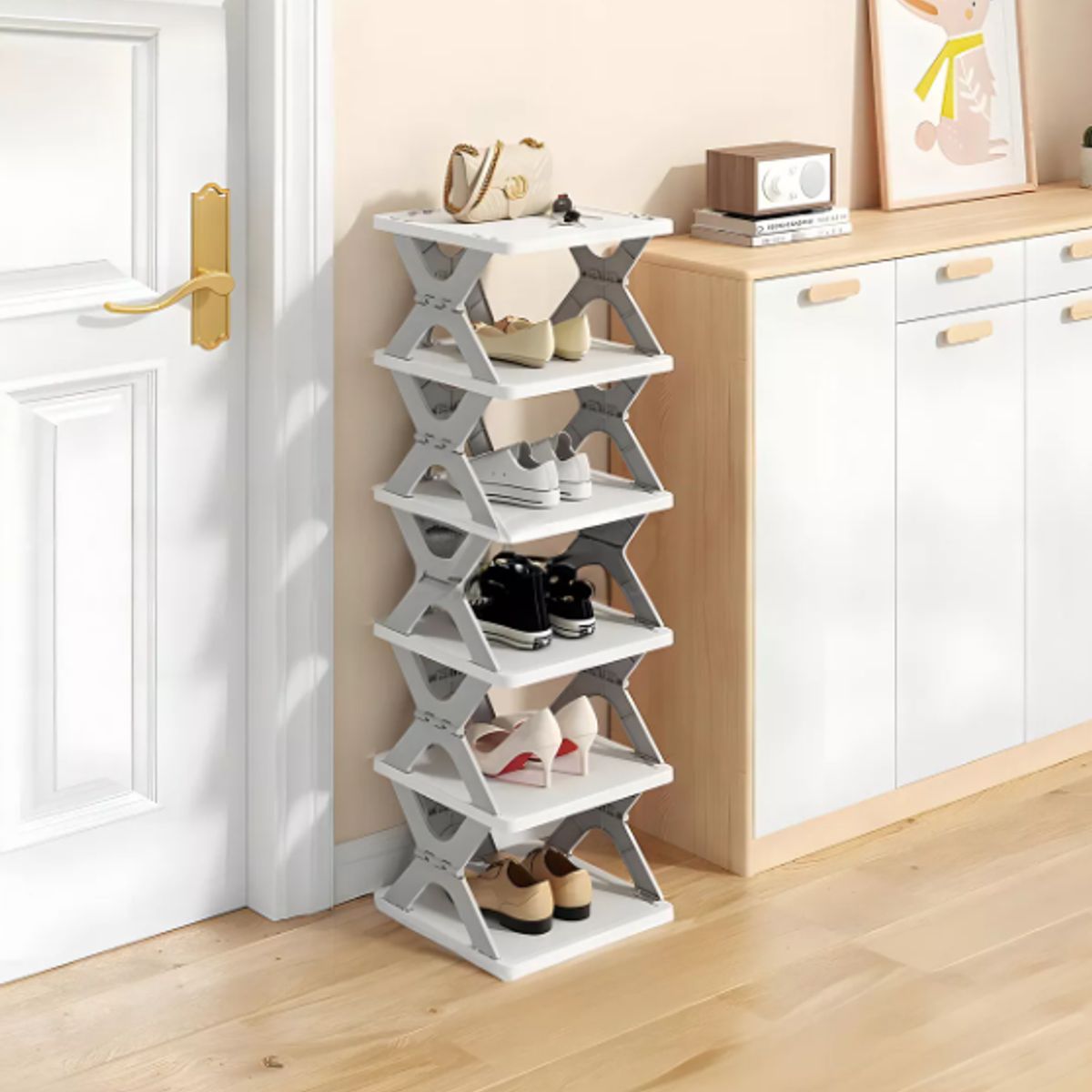 GENERICO - Organizador De Zapatos Plegable Zapateras de 6 Niveles