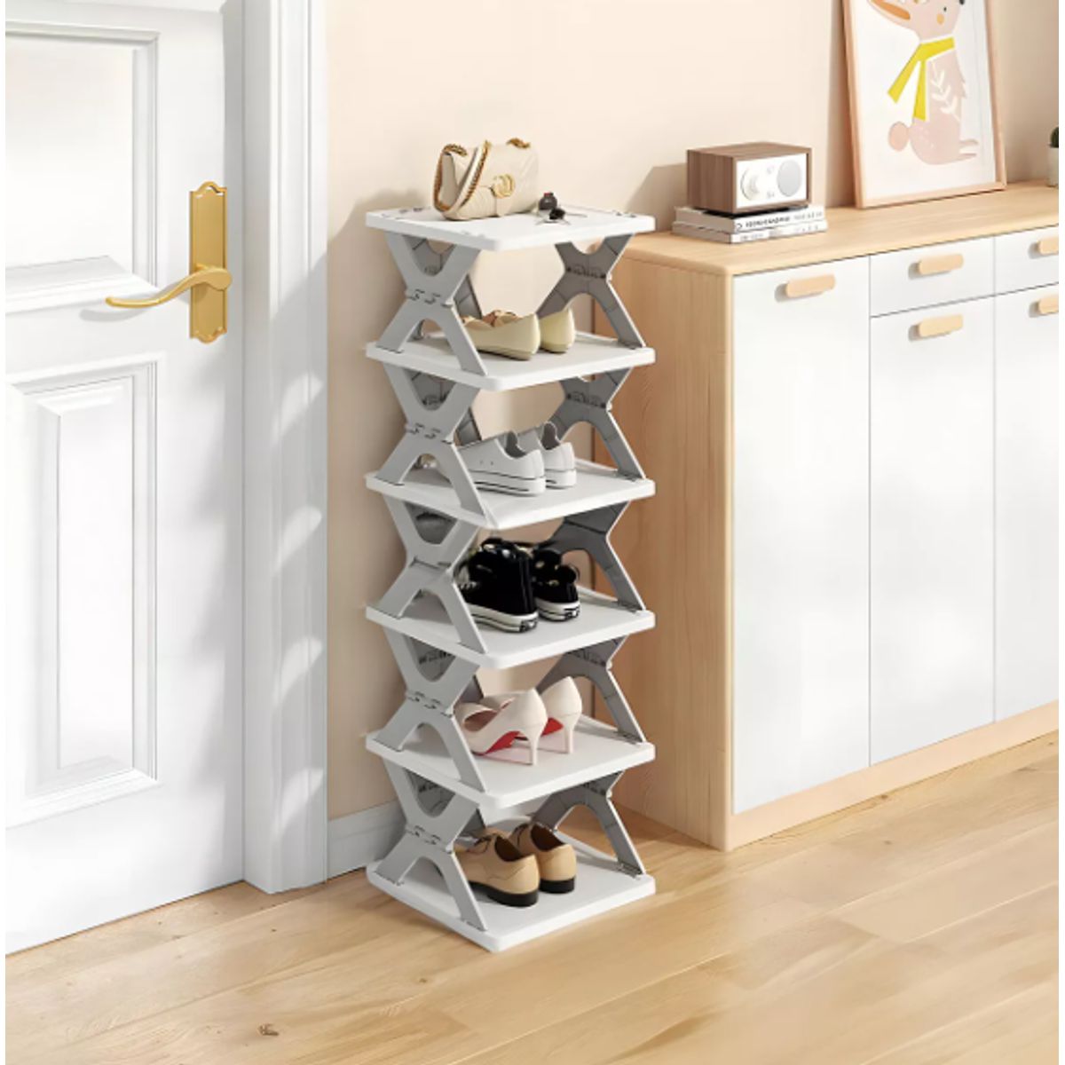 GENERICO - Organizador De Zapatos Plegable Zapateras de 6 Niveles