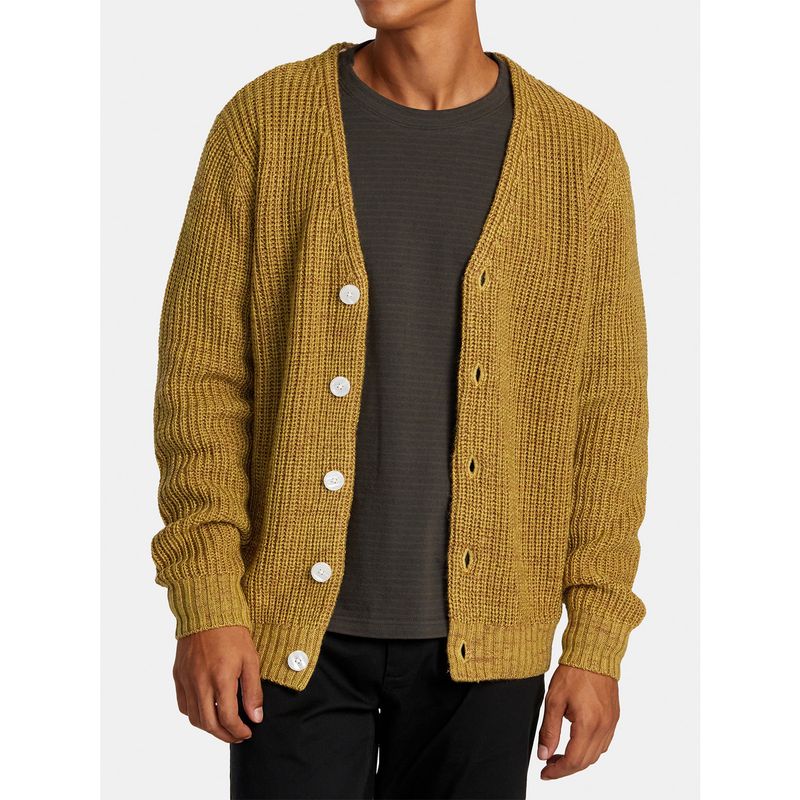 RVCA - Sweater Hombre Vacancy Mostaza RVCA