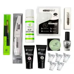 GENERICO - Kit de Polygel Set para Uñas 2 Powder Gel Neutros