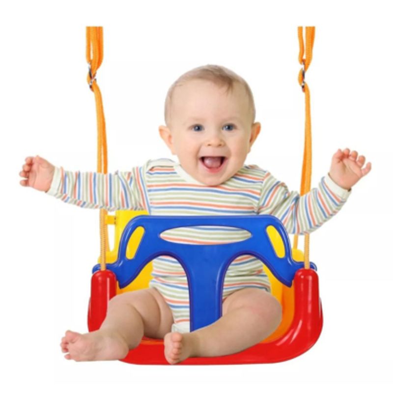 GENERICO - Columpio Silla 3 En 1 Ajustable Portátil Niños Asiento Bebé