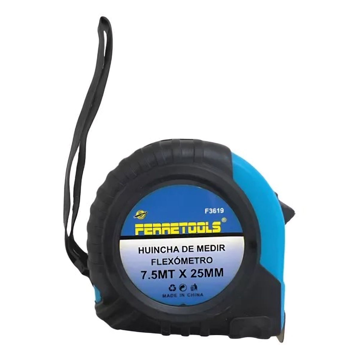 GENERICO - HUINCHA DE MEDIR 7 ,5 Mts X 25mm CON GOMA