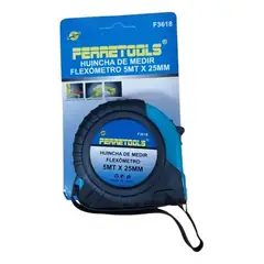 GENERICO - HUINCHA DE MEDIR 5 Mts X 25mm CON GOMA