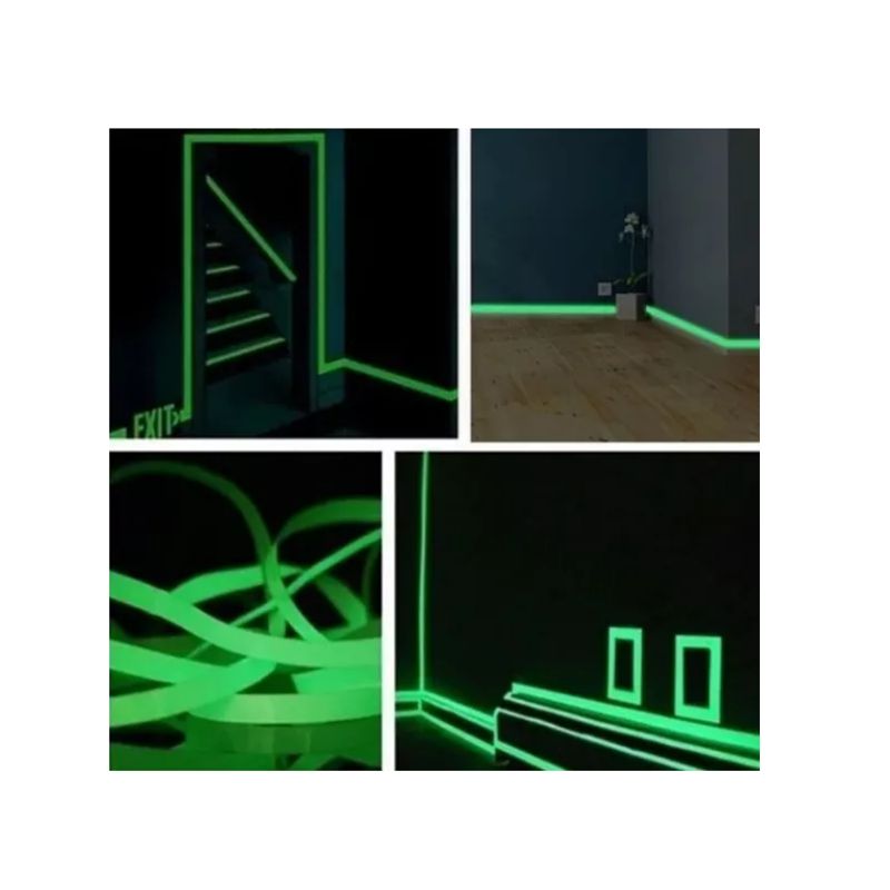 GENERICO - Cinta Adhesiva Luminosa Fluorescente Brilla En La Oscuridad
