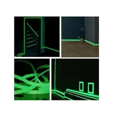 GENERICO - Cinta Adhesiva Luminosa Fluorescente Brilla En La Oscuridad