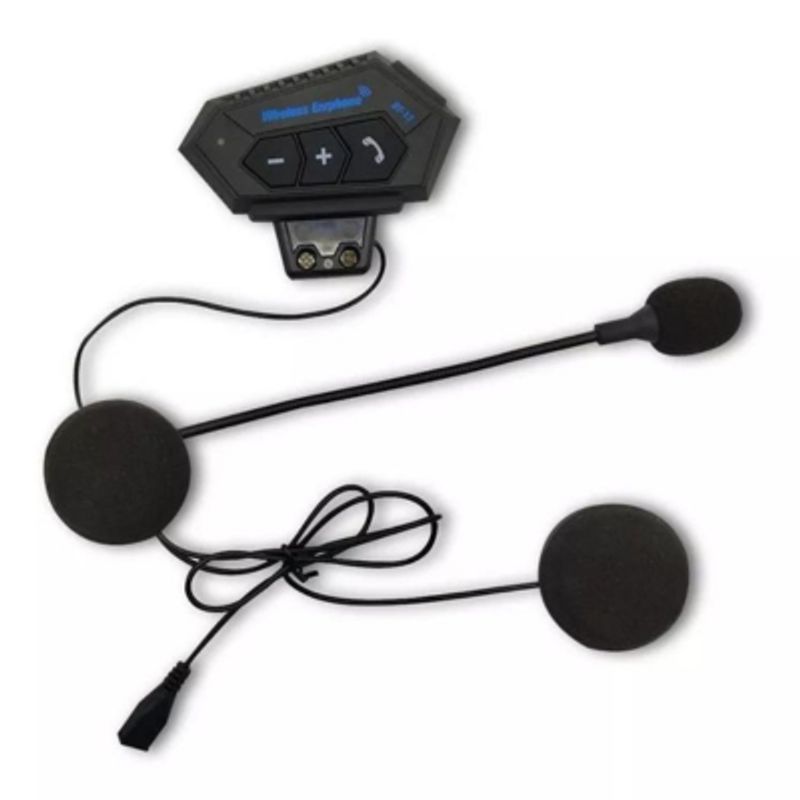 GENERICO - Audífono Casco Moto Auriculares Bluetooth Llamada Mp3
