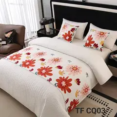 GENERICO - HERMOSOS SET DE PIECERAS BORDADAS CON DOS FUNDAS DE COJIN BORDADOS