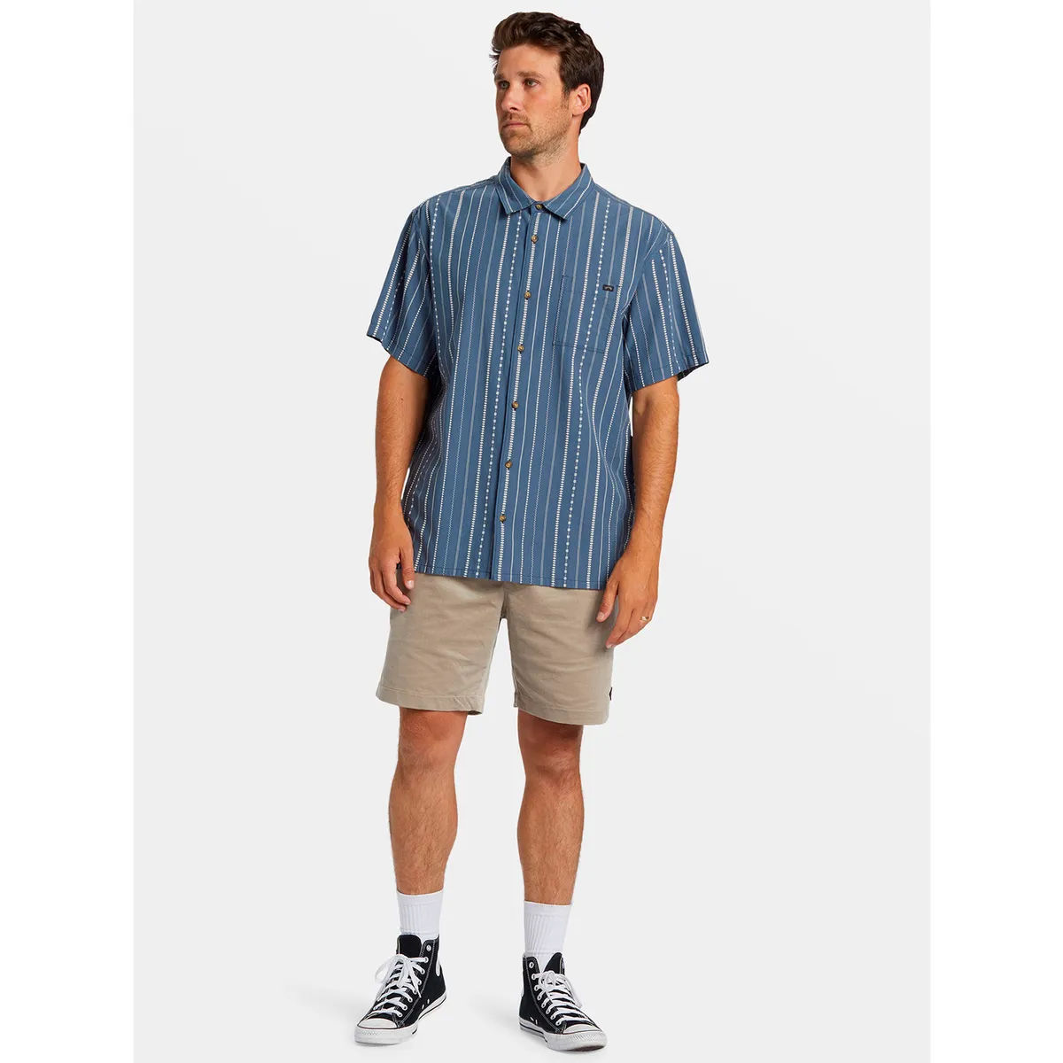 BILLABONG - Camisa Hombre Sundays Jacquard Azul BILLABONG