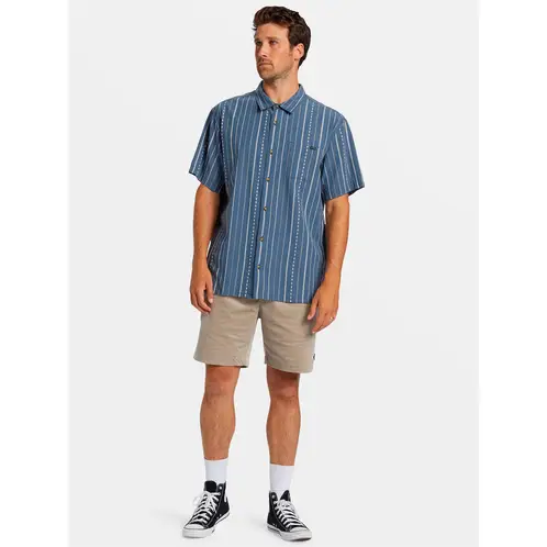 BILLABONG - Camisa Hombre Sundays Jacquard Azul