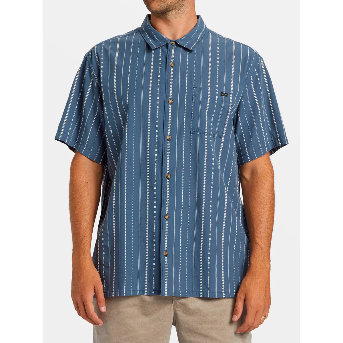 BILLABONG - Camisa Hombre Sundays Jacquard Azul BILLABONG