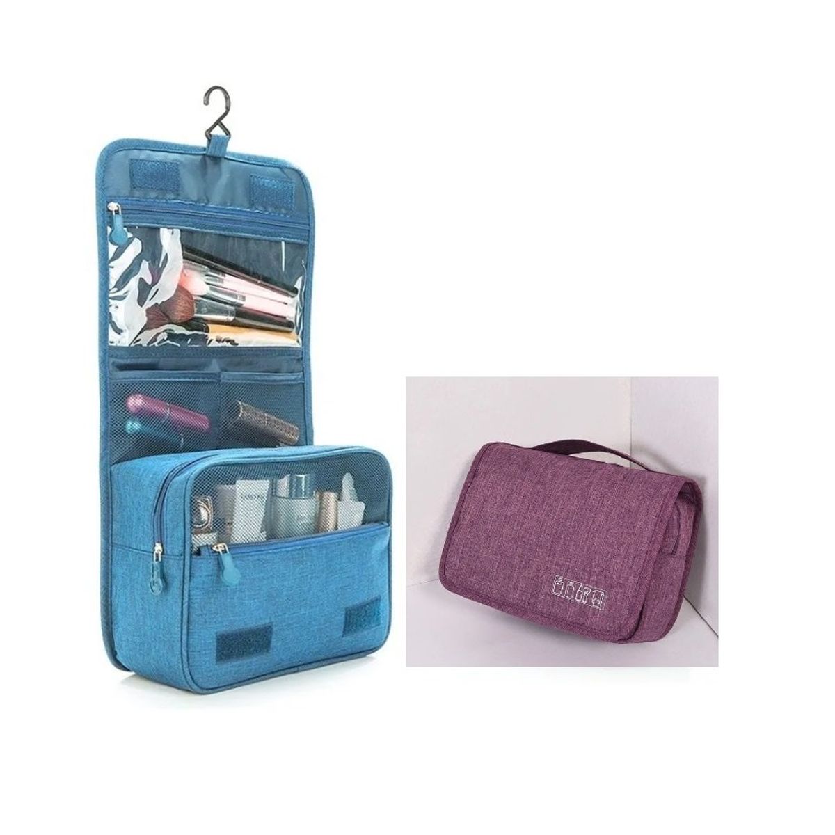 GENERICO - Bolsa De Viaje Cosmético Organizador De Maquillaje Impermeable colores