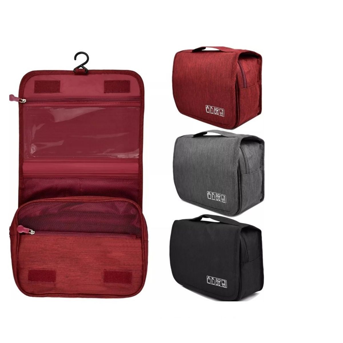 GENERICO - Bolsa De Viaje Cosmético Organizador De Maquillaje Impermeable Mix