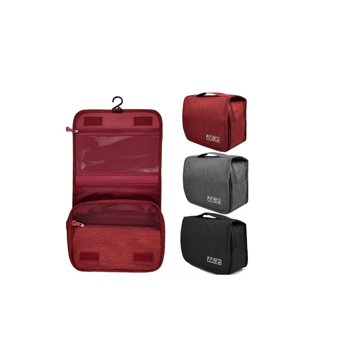 GENERICO - Bolsa De Viaje Cosmético Organizador De Maquillaje Impermeable Mix