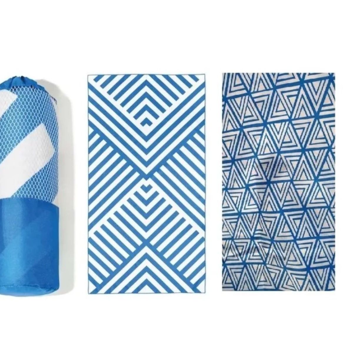 GENERICO - Toalla Rectangular Secado Rápido Microfibra Blue Deporte