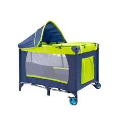 GENERICO - Cuna Corral Practicuna Plegable Azul