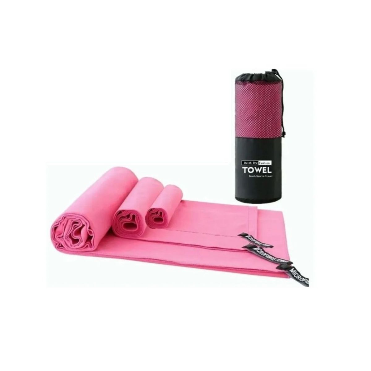GENERICO - Toalla De Microfibra De Secado Rápido Rosa Deporte
