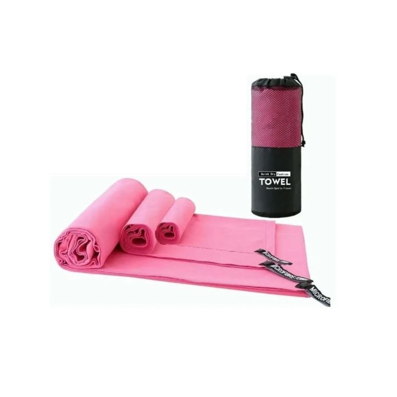 GENERICO - Toalla De Microfibra De Secado Rápido Rosa Deporte